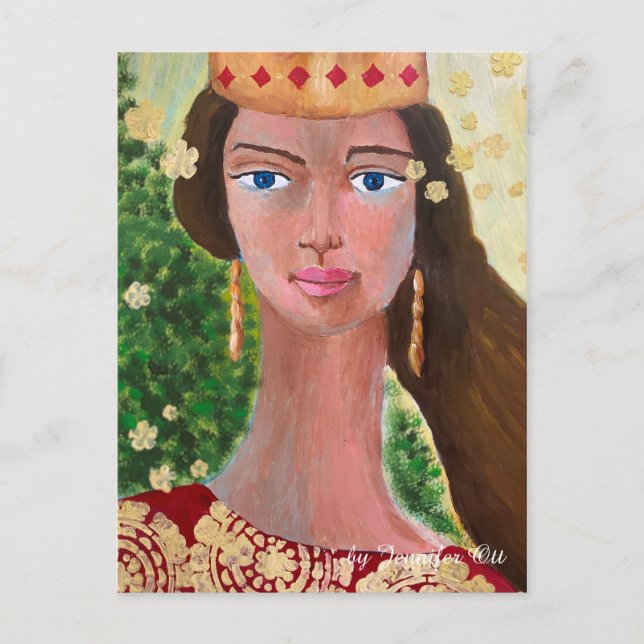 Carte Postale Beauté d'une reine (Devant)