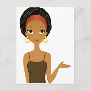 Carte Postale Beauté noire