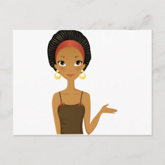 Carte Postale Beauté noire