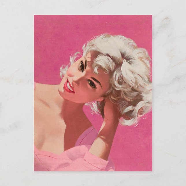 Carte Postale Beauté rétro 25 (Devant)