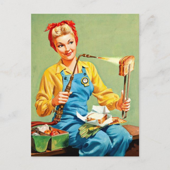 Carte Postale Beauté rétro 38 (Devant)