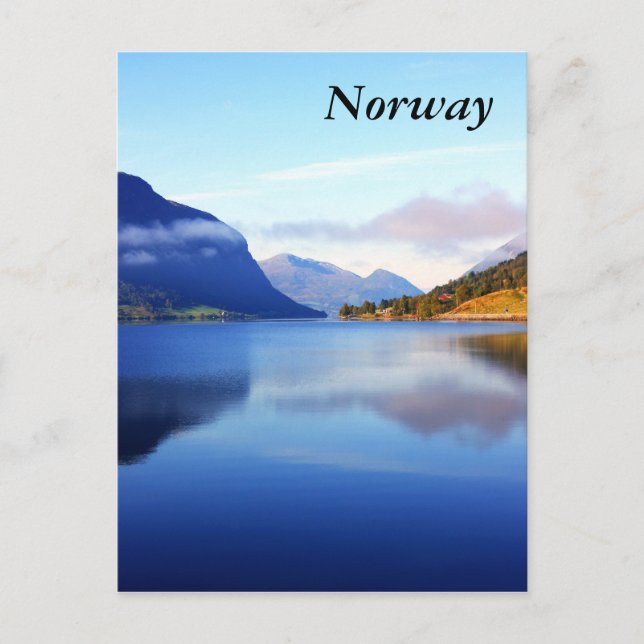 Carte Postale Beauté scandinave, Norvège (Devant)