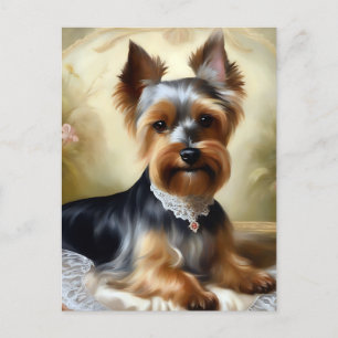 Carte Postale Beauté Yorkshire Terrier Cute