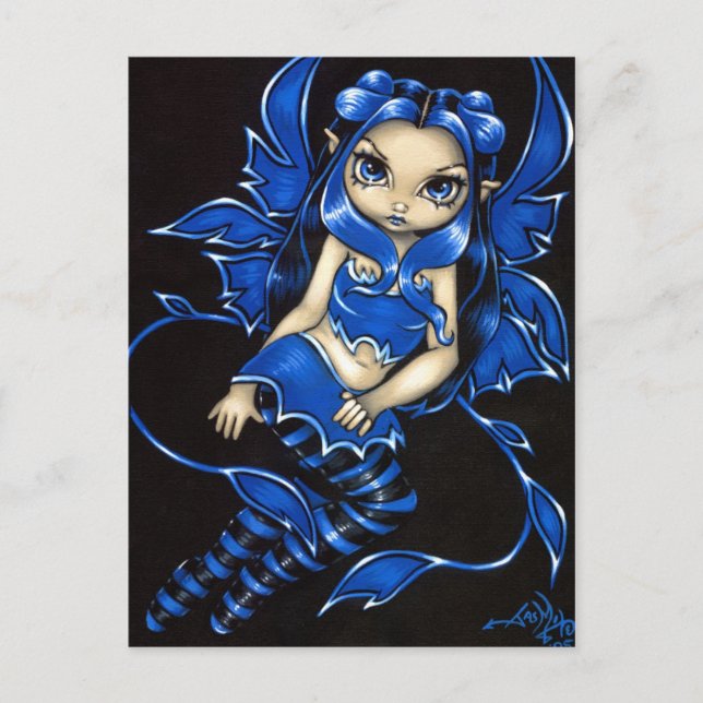 Carte postale "Beautiful Blue Fairy" (Devant)