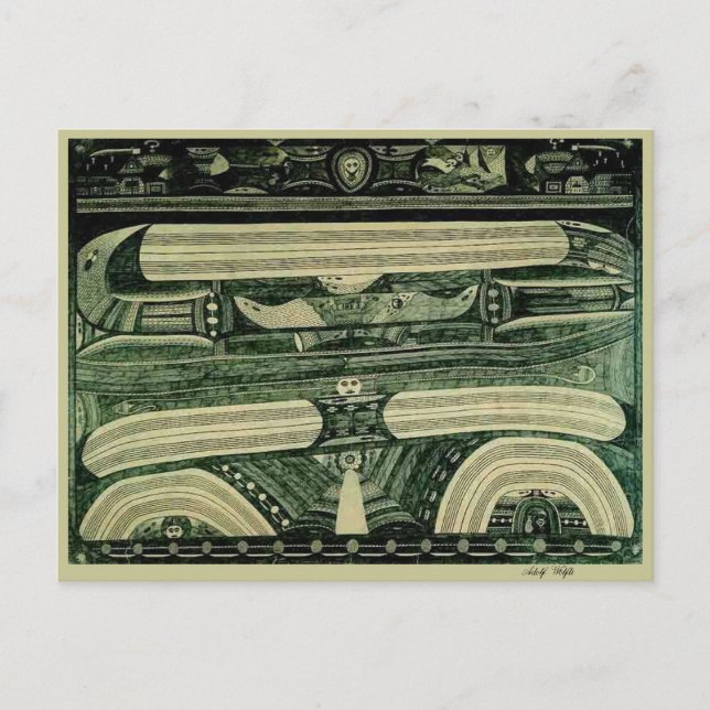 Carte Postale Beaux-arts de "essence" de Wölfli (Devant)