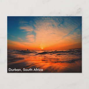 Carte Postale Beaux levers de soleil au-dessus de l'océan à