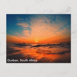 Carte Postale Beaux levers de soleil au-dessus de l'océan à