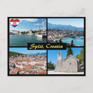 Carte Postale Beaux monuments de Split - Croatie, Europe