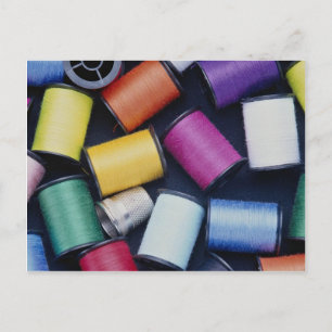 Carte Postale Beaux Spools de fil