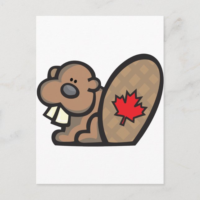 Carte Postale Beaver Canada (Devant)