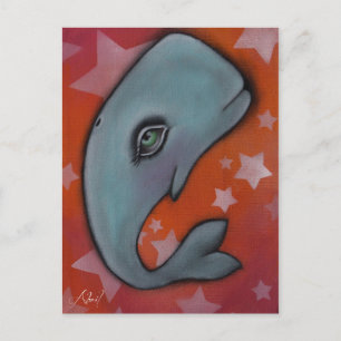 Carte Postale Bébé baleine