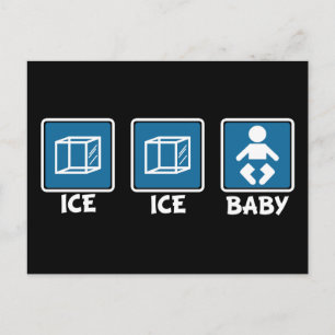 Carte Postale Bébé de glace