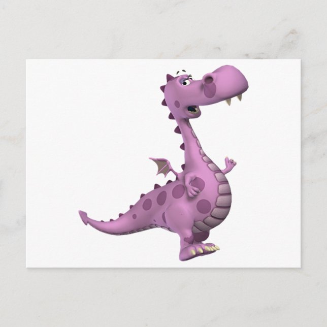 Carte Postale Bébé Dragons : Fumé, Vl. 2 (Devant)