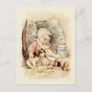 Carte Postale Bébé endormi