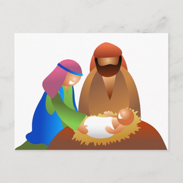 Carte Postale Bébé Jésus (Devant)