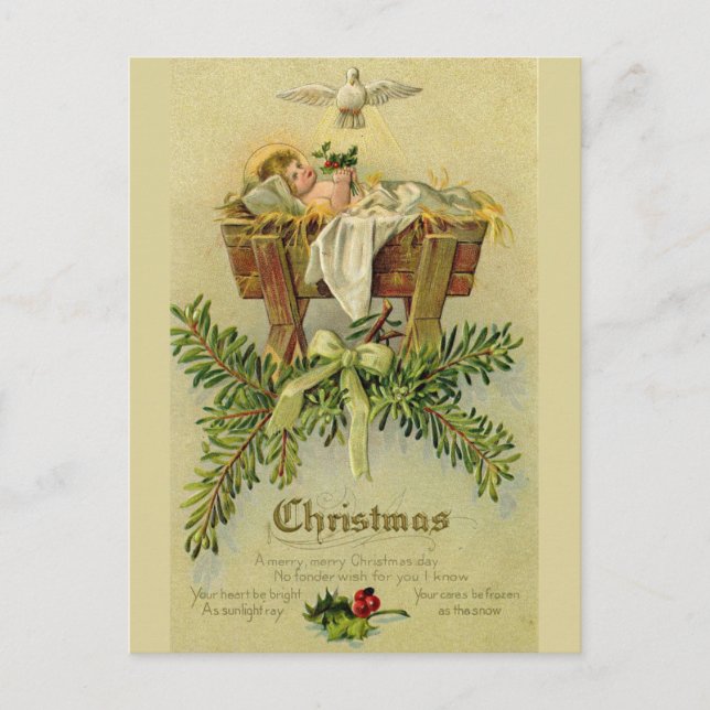 Carte Postale Bébé Jésus (Devant)