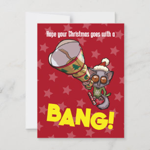 Carte Postale Bébé mignon de Noël de Noël de Bush ! Dessin
