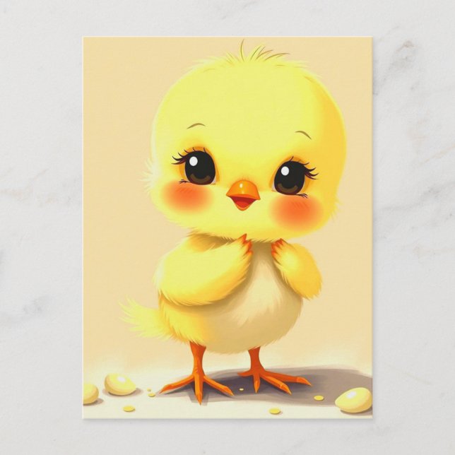 Carte Postale Bébé mignon poussette (Devant)