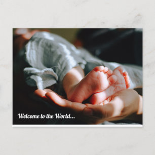 Carte Postale Bébé Né