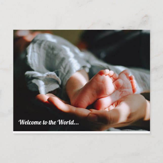 Carte Postale Bébé Né (Devant)