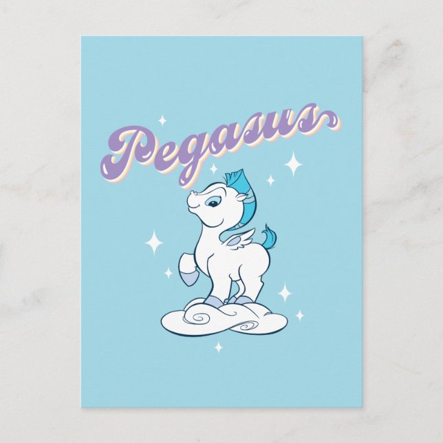 Carte postale Bébé Pégase (Devant)