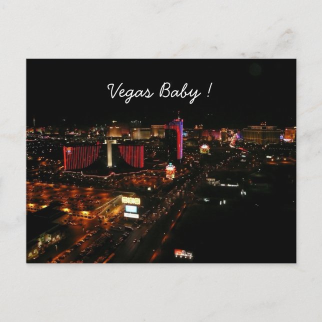 Carte Postale bébé vegas ! (Devant)