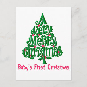 Carte Postale Bébés Premier Noël