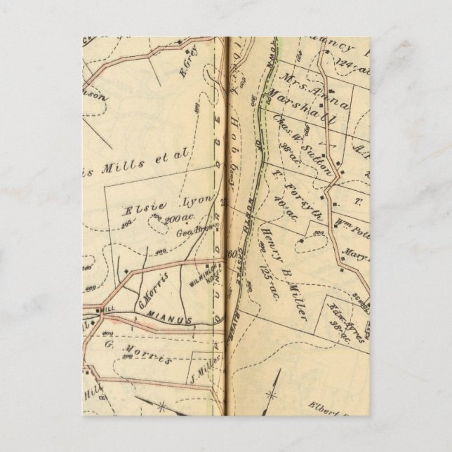 Carte Postale Bedford, New York (Devant)