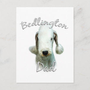 Carte Postale Bedlington Terrier Papa 2