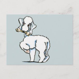Carte Postale Bedlington Terrier Rosie