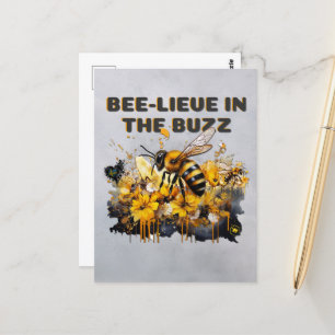 Carte Postale Bee-lieve