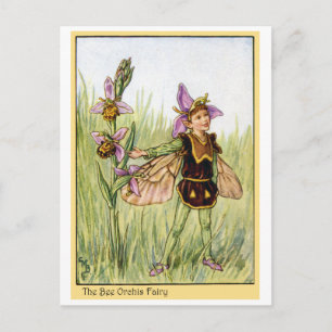 Carte Postale Bee Orchis Fairy