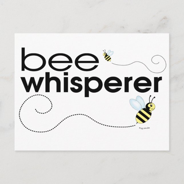 Carte Postale Bee Whisperer (Devant)