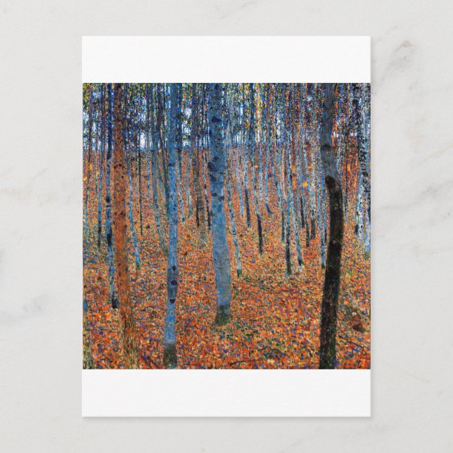 Carte Postale Beech Grove, Gustav Klimt (Devant)