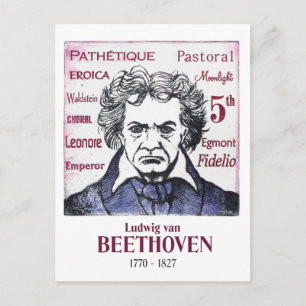 Carte postale Beethoven