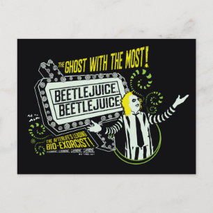 Carte Postale Beetlejus Marquee "Ghost With The Most"
