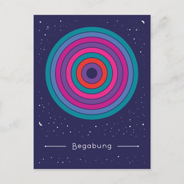 Carte Postale Begabung (Devant)