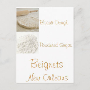 CARTE POSTALE BEIGNETS