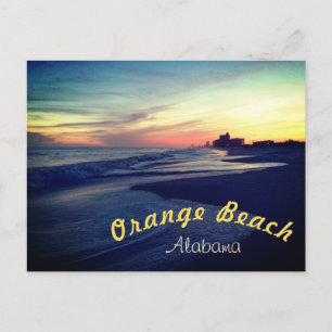 Carte Postale Bel Orange Beach Sunset