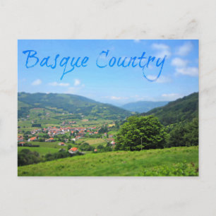 Carte Postale Bel Village Spansh dans la campagne basque