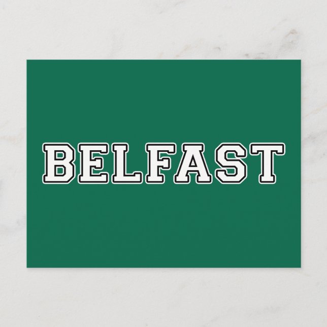 Carte Postale Belfast (Devant)