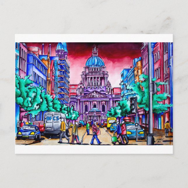 Carte Postale Belfast Alive - Royal Avenue (Devant)
