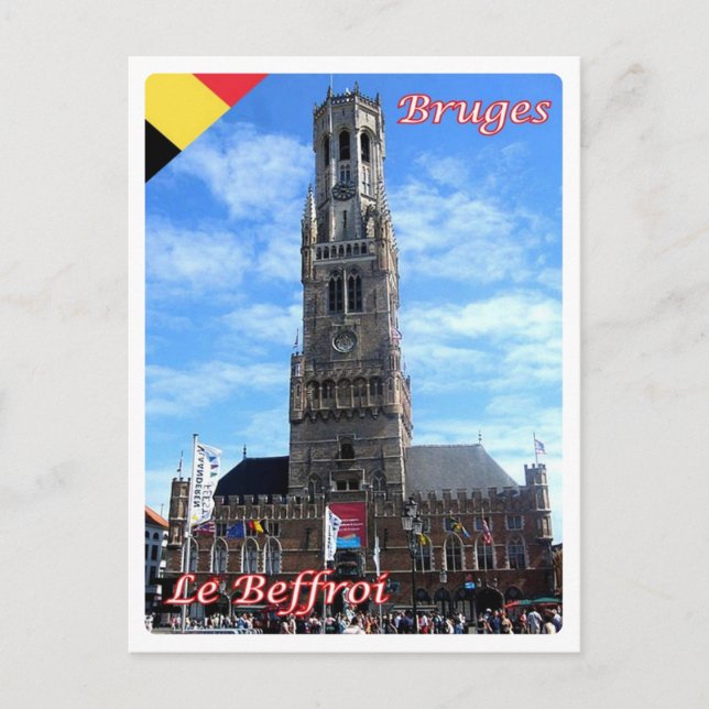 Carte Postale Belgique - Bruges - Le Beffroi - (Devant)
