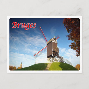 Carte Postale Belgique - Bruges - Moulin -