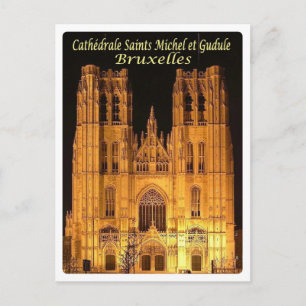 Carte Postale Belgique - Bruxelles - Cathédrale Saints-Michel -