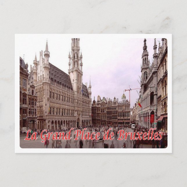 Carte Postale Belgique - Bruxelles - La Grand-Place de Bruxelles (Devant)