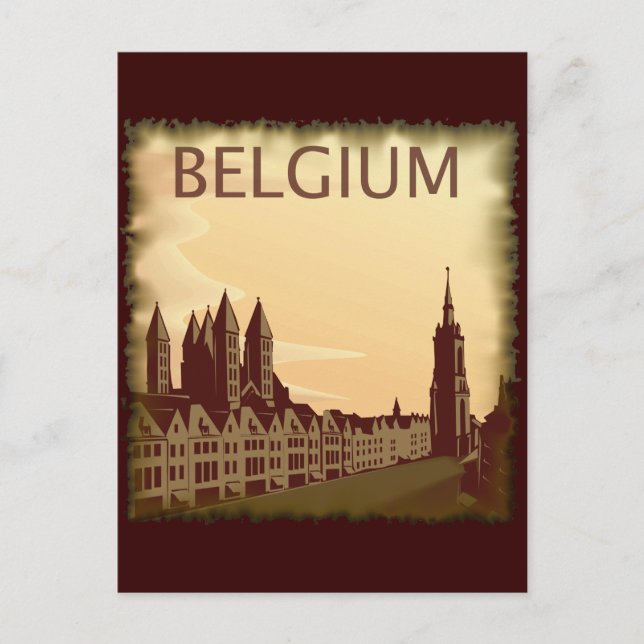 Carte Postale Belgique vintage (Devant)