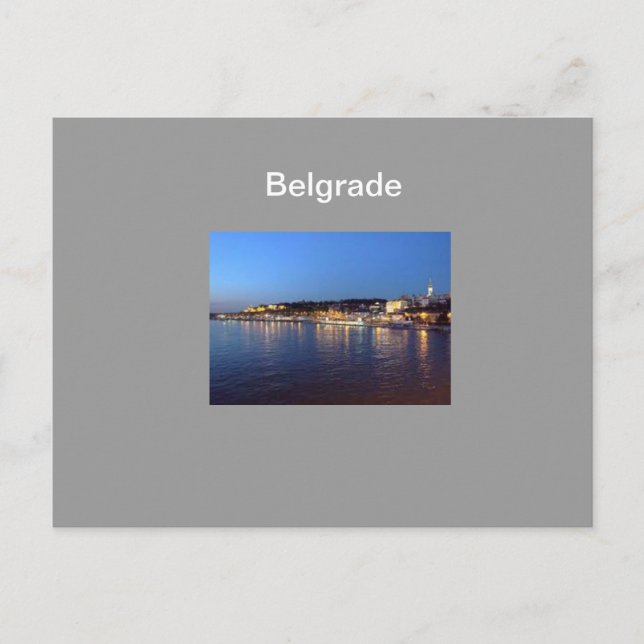 Carte Postale Belgrade (Devant)