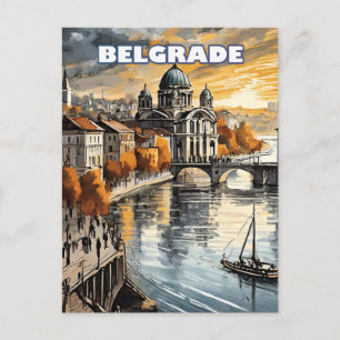 Carte Postale Belgrade, capitale des contrastes