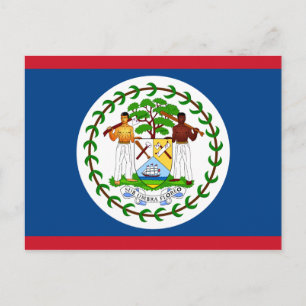 Carte postale Belize Flag